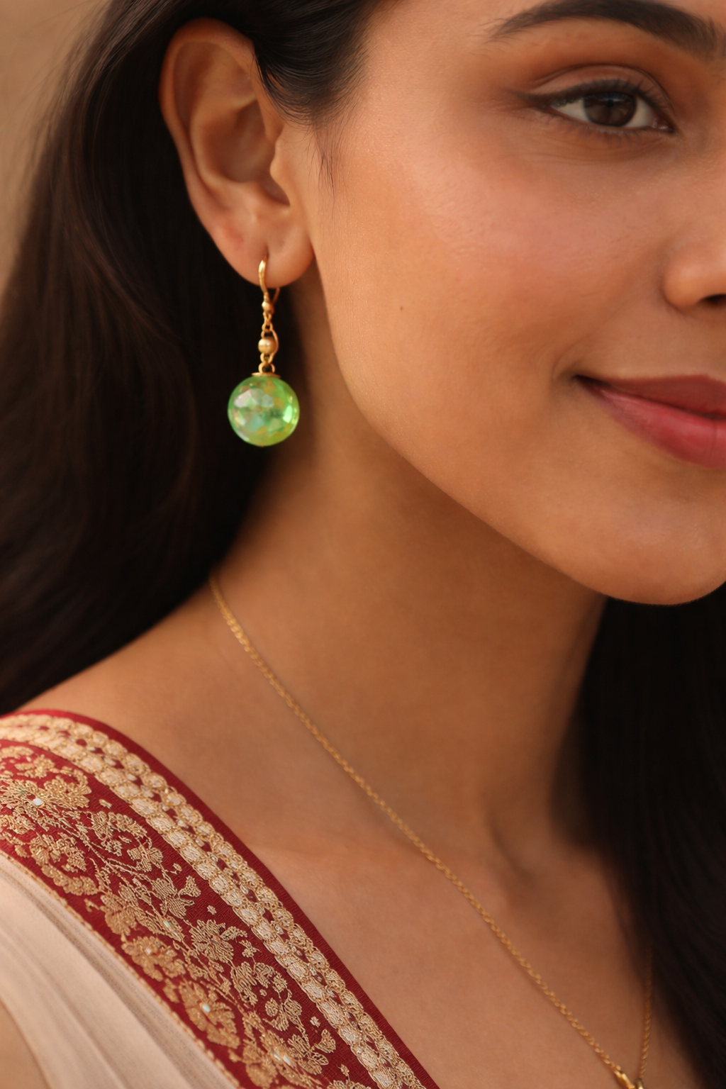 Handmade Translucent Minimalist Dangle Jewelry for Women