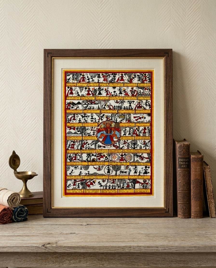 Warli Art Hanuman Chalisa