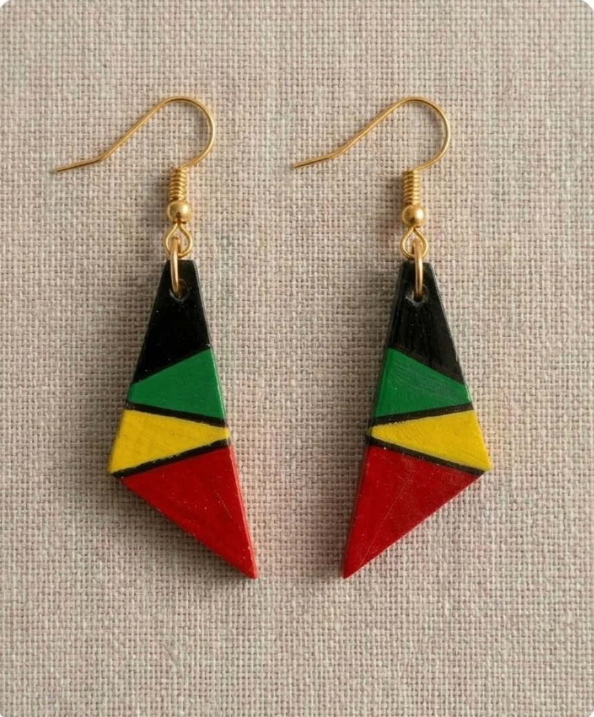 Handcrafted Geometric Mini Earring