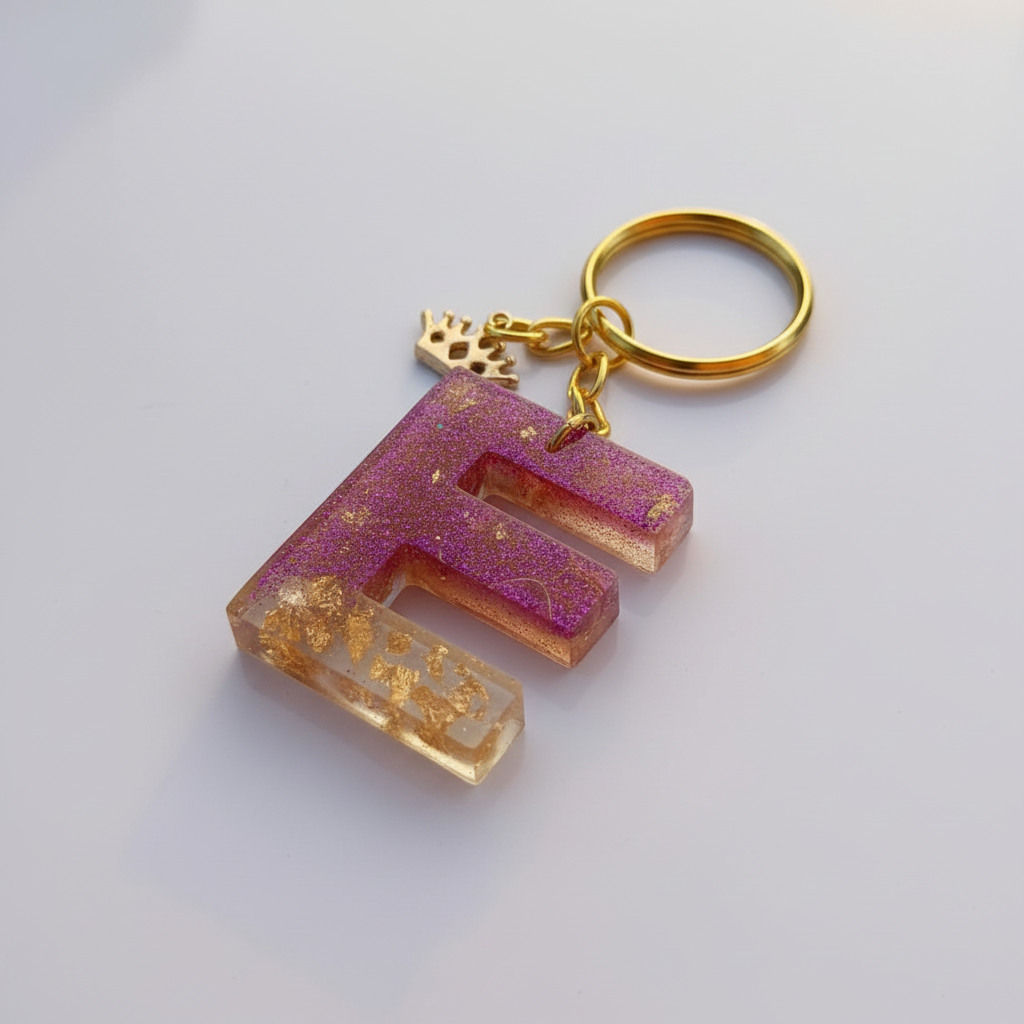 Letter E Keychain Catalog Image
