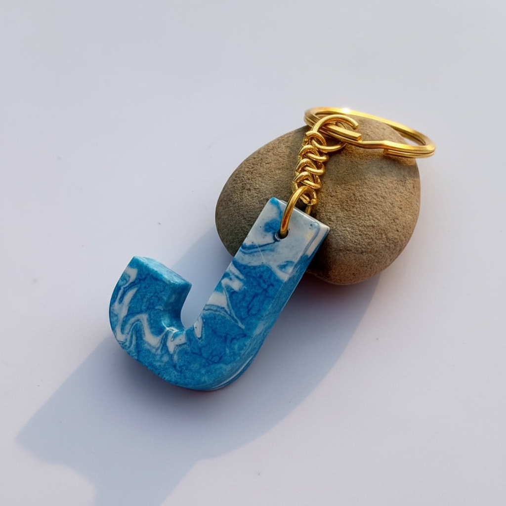 Letter J Keychain Catalog Image
